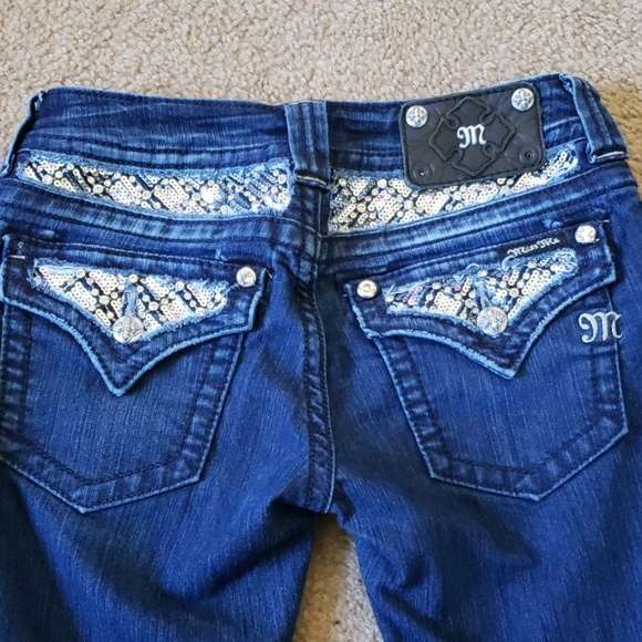 Miss Me Denim - Miss Me Sequin Boot Cut Jeans